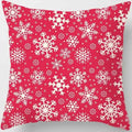 Christmas Elk Print Pillowcase 45x45cm for Sofa, Car, Bedroom, Living Room by Axyaa