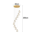 Axyaa Crystal Chandelier Ceiling Light Luxury Modern Pendant Lamp Living Room Bedroom Lighting