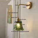 Axyaa Clear Glass LED Wall Light Fixture | Modern Nordic Wire Adjustable Wall Lamps
