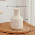 Axyaa Coarse Pottery Vase Flower Arrangement Set