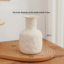 Axyaa Coarse Pottery Vase Flower Arrangement Set