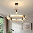 Axyaa Modern Chandelier Ring Pendant Lamp for Living Room and Bedroom