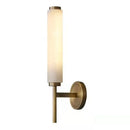 Axyaa Marble Wall Lamp, Elegant American Light Luxury Copper Sconce for Living Room & Study