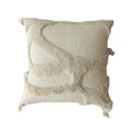 Axyaa Luxury Jacquard Embroidery Cushion Cover 45x45 with Tassel Detail