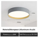 Axyaa LED Circular Ceiling Light for Modern Minimalist Interior Decor