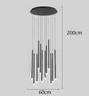 Axyaa Modern Stairway & Living Room Chandeliers - Indoor Lighting Fixtures
