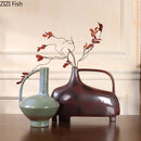 Axyaa Abstract Ceramic Vase Pots Flower Arrangement Creative Floral Room Decor