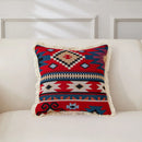 Axyaa Retro Cotton & Linen Throw Pillowcase 45x45 - Yarn-Dyed Jacquard Cover