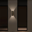 Axyaa Yellow Travertine Stone Japanese Style LED Wall Lamp for Bedroom and Living Room