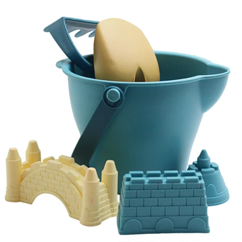 Axya Beach Castle Mold Bucket Sand Toy Set for Outdoor Kids