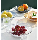 Axyaa Melon Seed Fruit Plate Glass Plate | Modern Living Room Creative Snack Plate