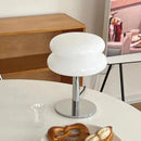 Axyaa Macaron Glass Table Lamp Trichromatic Dimming for Living Room, Bedroom Atmosphere