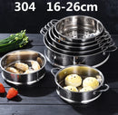 Axya Stainless Steel Steamer Basket for Rice Cooker - Kitchen Cooking Tool