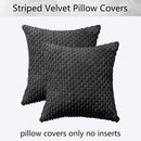 Axyaa 18x18 Corduroy Throw Pillows for Sofa, Bed & Living Room