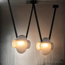 Axyaa Luxury Glass LED Pendant Chandelier for Home and Commercial Spaces.