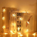 Axyaa Moon Star LED String Lights - Christmas Wedding Room Desk Decor