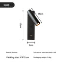 Axyaa Dimmable LED Bedside Sconce with USB Charging Port & Switch