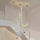 Axyaa Crystal Chandelier, Luxury Living Room Bedroom Ceiling Light