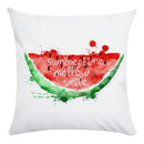 Axyaa Cartoon Fruit Vegetable Print Cushion Cover 45X45CM
