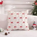 Axyaa Christmas Theme Embroidered Pillow Cover 45x45cm - Home Sofa Decoration