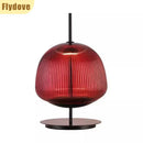 Axyaa Retro Glass Desk Lamp LED Bedroom Lighting