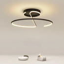Axyaa Modern LED Ceiling Light for Bedroom and Living Room Eye Protection Warm Dimmable Lamp
