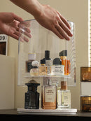 Axyaa Acrylic Perfume Storage Organizer Makeup Cosmetic Shelf