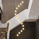 Axyaa Modern LED Pendant Chandelier for Living & Dining Room Lighting
