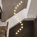 Axyaa LED Ring Pendant Chandeliers for Modern Living and Dining Room Lighting
