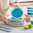 Axyaa Stoneware Tableware Set for 4/8 - Dinnerware & Bowl Combo