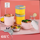 Axyaa Electric Lunch Box: USB Plug Heating Bento Box for Portable & Efficient Food Warming