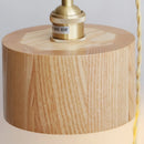 Axyaa Wooden LED Wall Sconce Light Fixture for Home Decor, Wabi Sabi Style