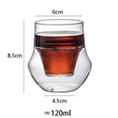 Axya 120ml Double-layer Glass Coffee Cup Clear Mug