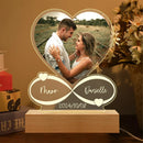 Axyaa Personalized Photo Love Frame Acrylic Plaque Anniversary Valentine's Day Gift