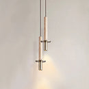 Axyaa Nordic Minimalist Black Long Line Pendant Lamp
