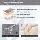 Axyaa Waterproof Sofa Cover for Living Room Furniture, Gray Pet Kids Couch Protector