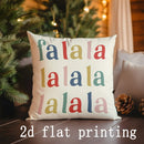 Axyaa Nutcracker & Merry Words Pillow Cover for Sofa Bedroom Car
