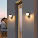 Axyaa Outdoor LED Wall Light: Waterproof Garden Sconce, 360 Rotatable Sensor Lamp for Home Decor