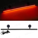 Axyaa Car Strobe Lights 96LED Flashing Windshield Bar in Red Blue Amber White Green