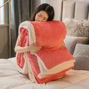 Axyaa Solid Color Fleece Winter Blanket - Super Soft Luxury Warm Adult Bedding