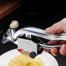 Axya Stainless Steel Garlic Press BPA-Free Easy Squeeze Kitchen Tool