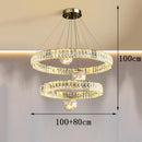 Axyaa Crystal Chandelier Pendant Light for Luxury Living Room & Bedroom	divine lighting for home