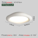 Axyaa Modern Minimalist Resin Cream Ceiling Light for Bedroom and Corridor