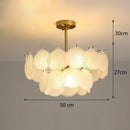 Axyaa Crystal Chandelier: French-style Light Luxury for Modern Living Room, Dining Room & Hall