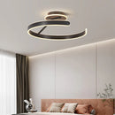 Axyaa LED Ceiling Light: Modern White Black Design for Home Living Room Décor