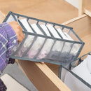 Axyaa Mesh Underwear Organizer Drawer Divider for Clothes Storage Box - Breathable & Foldable