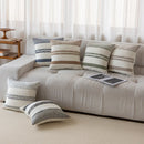 Axyaa Embroidered Cross Headboard Pillowcase Fringe Cushion Covers for Family Car Sofa