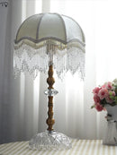 Axyaa Gold Lustre Table Lamp for Bedroom Decor Princess/Kids Room Loft