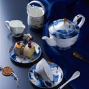 Axya Bone Coffee Set: Pot, Cup, Saucer, Spoon, Sugar Bowl, Milk Pot, Teapot