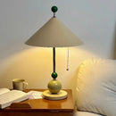 Axyaa Cream Eggshell Table Lamp for Children's Room & Bedroom Decoration